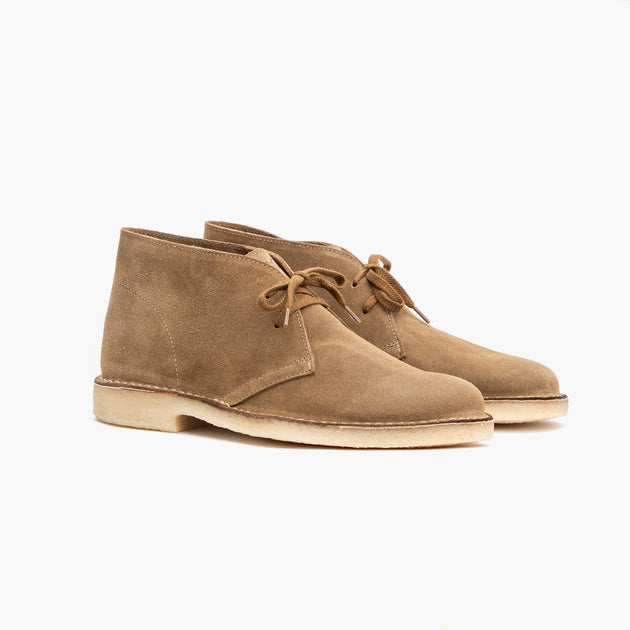 Driftflex Unlined Chukka Boot in Whiskey Suede Caine Clothiers