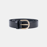 Jean Belt in Rustic Calf - Black