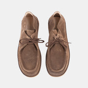 Beenflex Moccasin in Suede - Dark Khaki