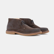 Greenflex Desert Boot in Suede - Dark Chestnut