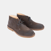 Greenflex Desert Boot in Suede - Dark Chestnut