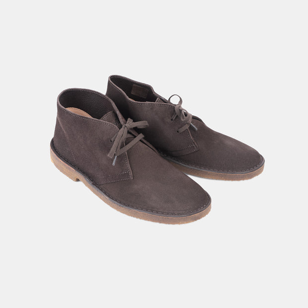 Montflex Desert Boot in Suede - Dark Brown