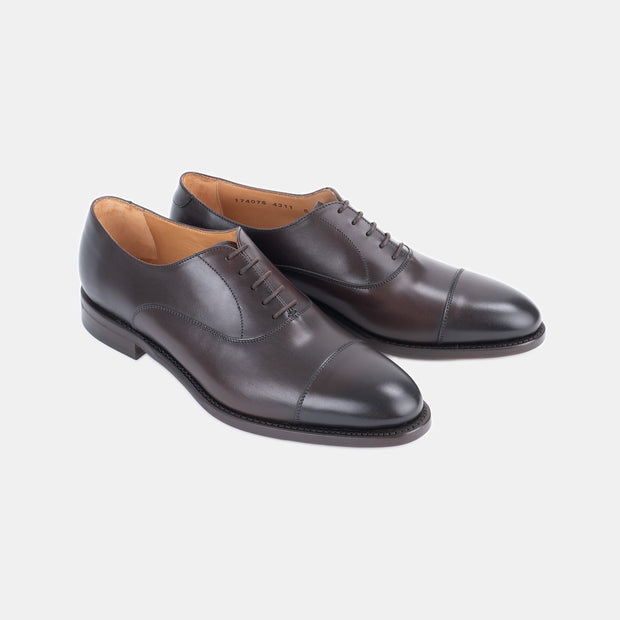 Cap Toe Oxford Rounded - Dark Brown Calf