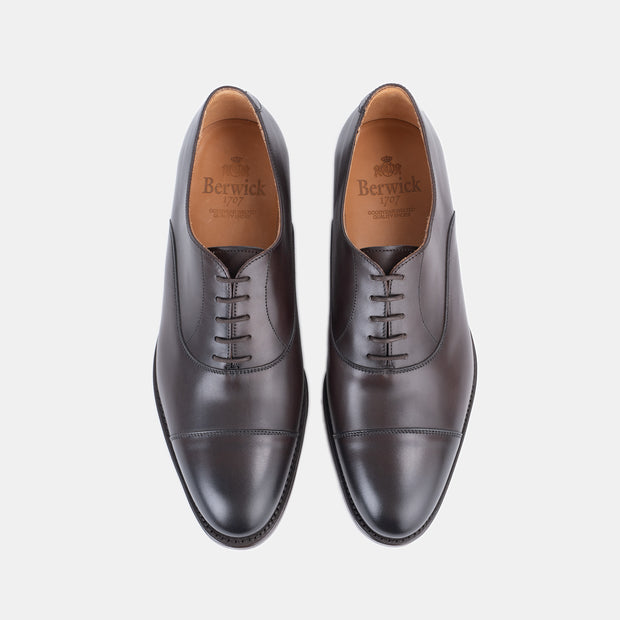 Cap Toe Oxford Rounded - Dark Brown Calf