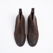 Montagna Boot in Brown Waxed Roughout Suede