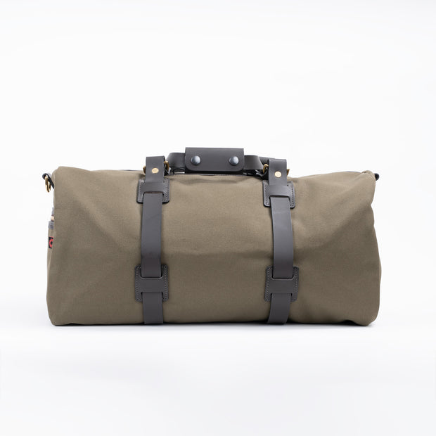 Duffle Holdall Bag, Medium size in Olive Twill