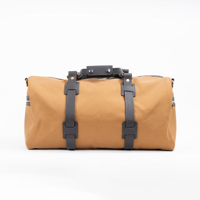 Duffle Holdall Bag, Medium size in Tan Twill