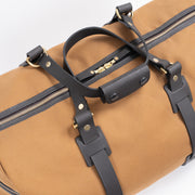 Duffle Holdall Bag, Medium size in Tan Twill