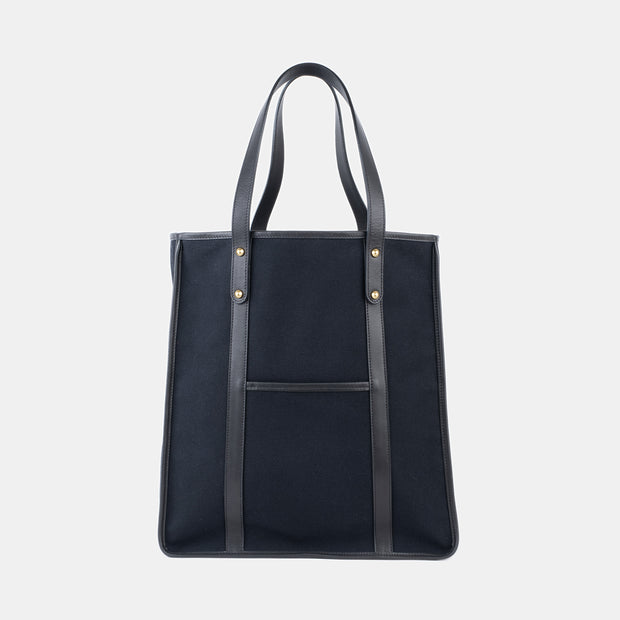 Market Tote Bag in Canvas - Black