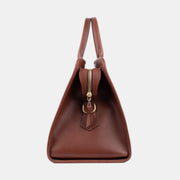 Small Travel Duffle in Harness Leather - Chestnut