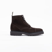 Aquarius Boot in Dark Brown Suede