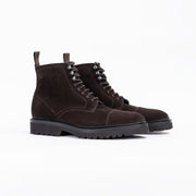 Aquarius Boot in Dark Brown Suede