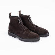 Aquarius Boot in Dark Brown Suede