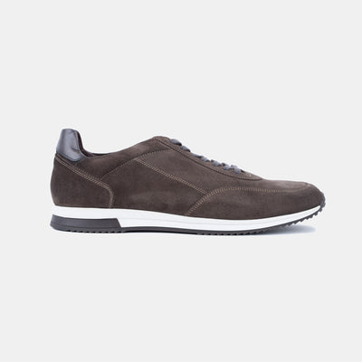 Bannister in Suede - Anthtracite Grey