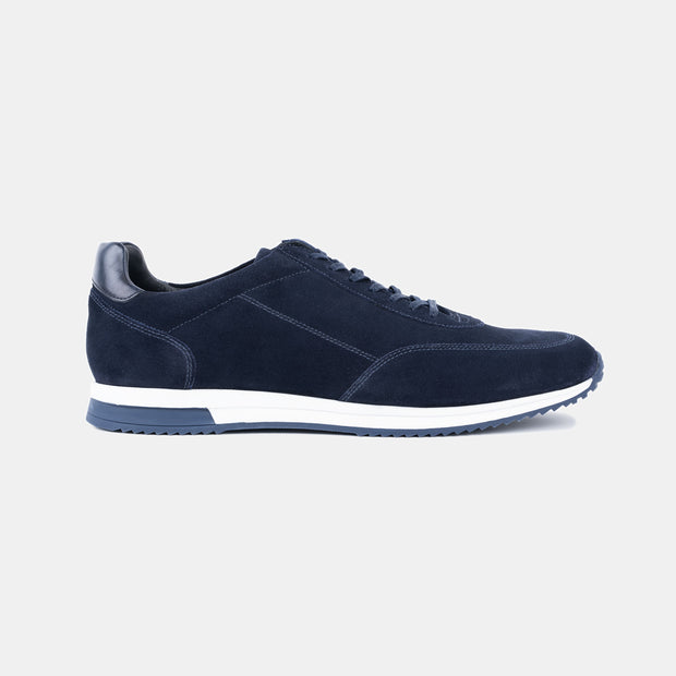 Bannister in Suede - Navy