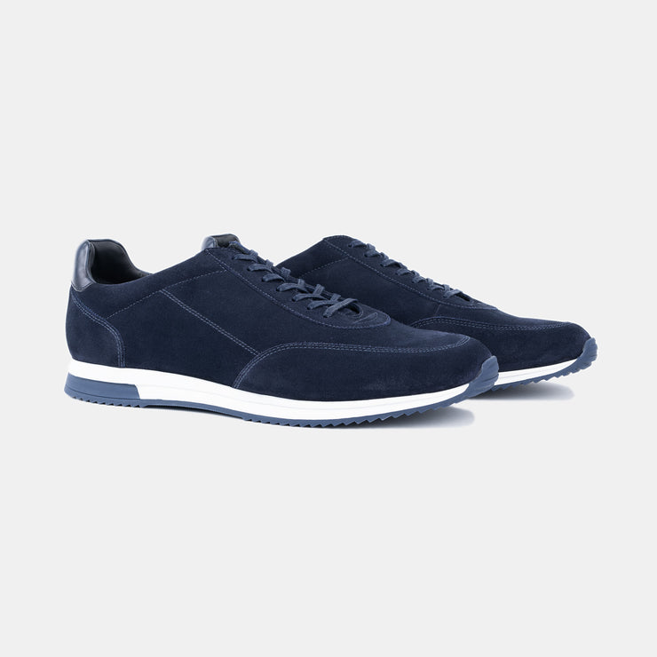 Bannister in Suede - Navy