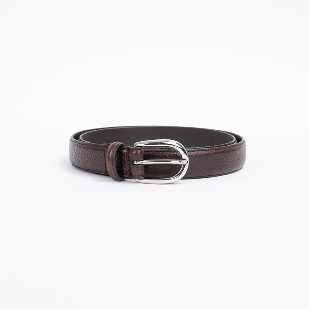 Harry Belt in Dark Brown Grain