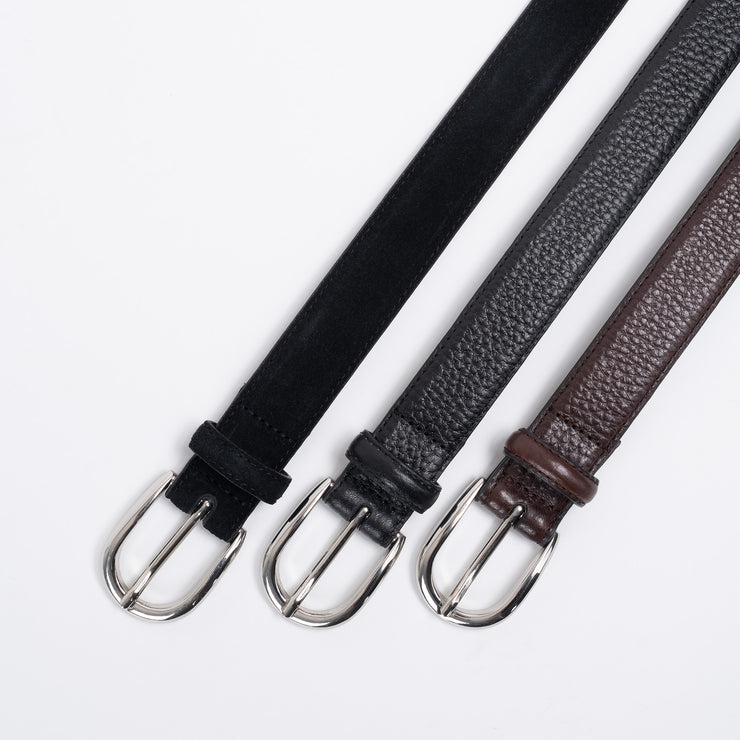 Harry Belt in Black Suede