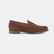 Imperial Penny Loafer in Suede - Brown