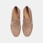 Lucca Loafer in Suede - Flint