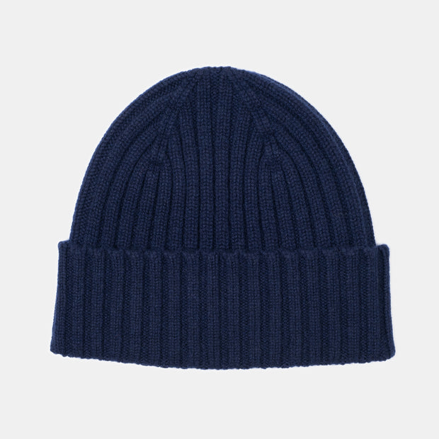 Cairn Cashmere Hat in Navy