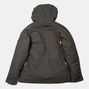 Fisherman Parka in Dry Wax Cotton - Dark Khaki