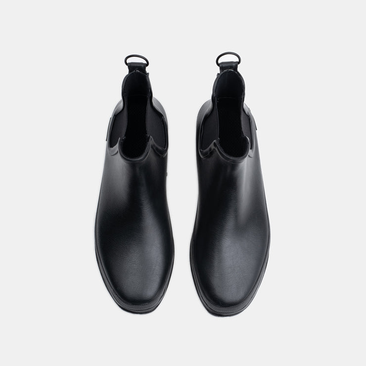 Wellington Chelsea Boot in Soft Rubber - Black