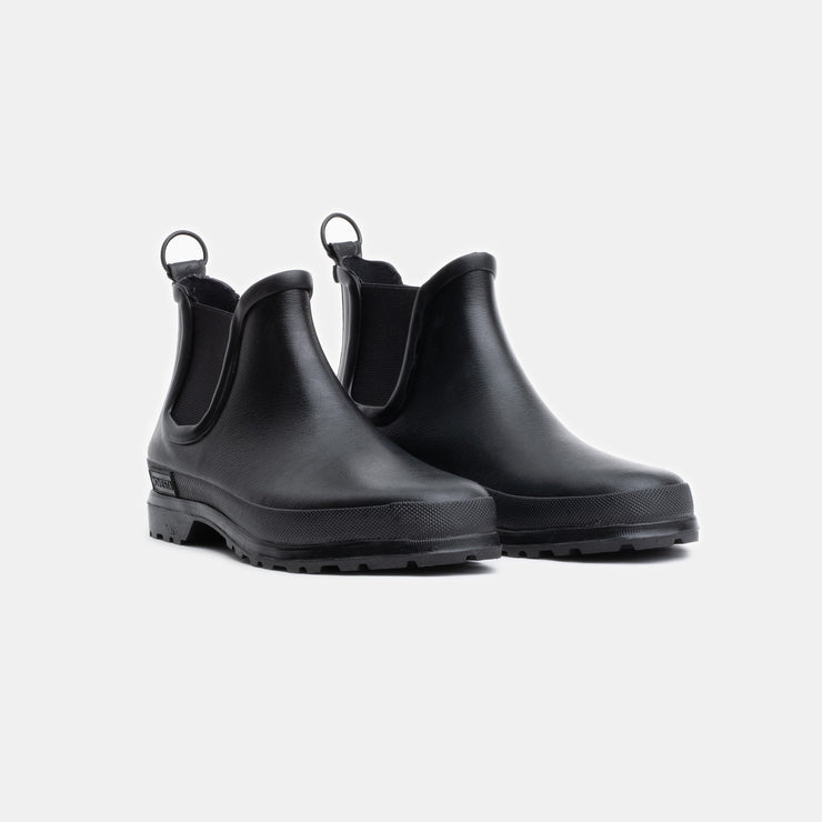 Wellington Chelsea Boot in Soft Rubber - Black