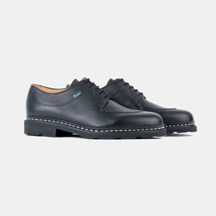 Avignon Split-toe Derby in Black Grain