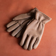 Heritage Glove in Nutmeg Buckskin Leather