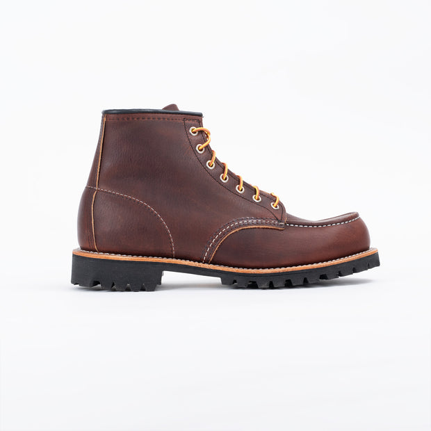 8146 Roughneck Moc Toe Boot in Briar Oil Slick Leather