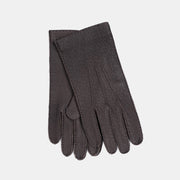 Unlined Peccary Leather Glove - Dark Brown