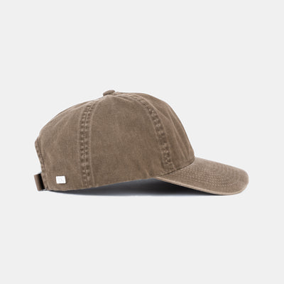 Soft Cap in Washed Cotton - Brown