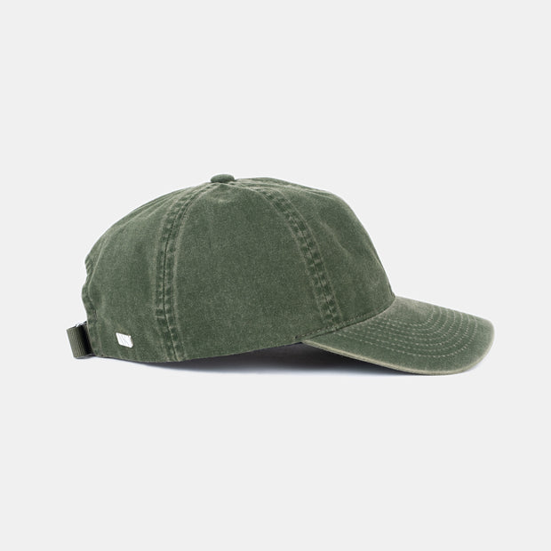 Soft Cap in Washed Cotton - Green