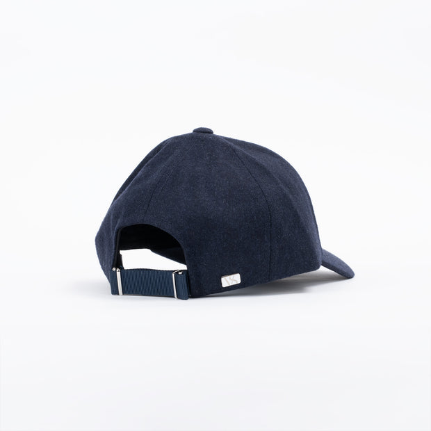 Wool All-Day Cap in Dark Navy