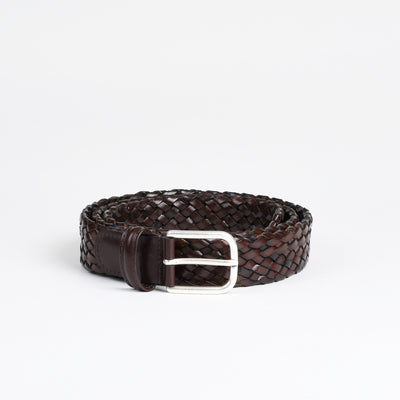 Anderson's Woven Leather Belt - Brown – Circle of Friends Shop