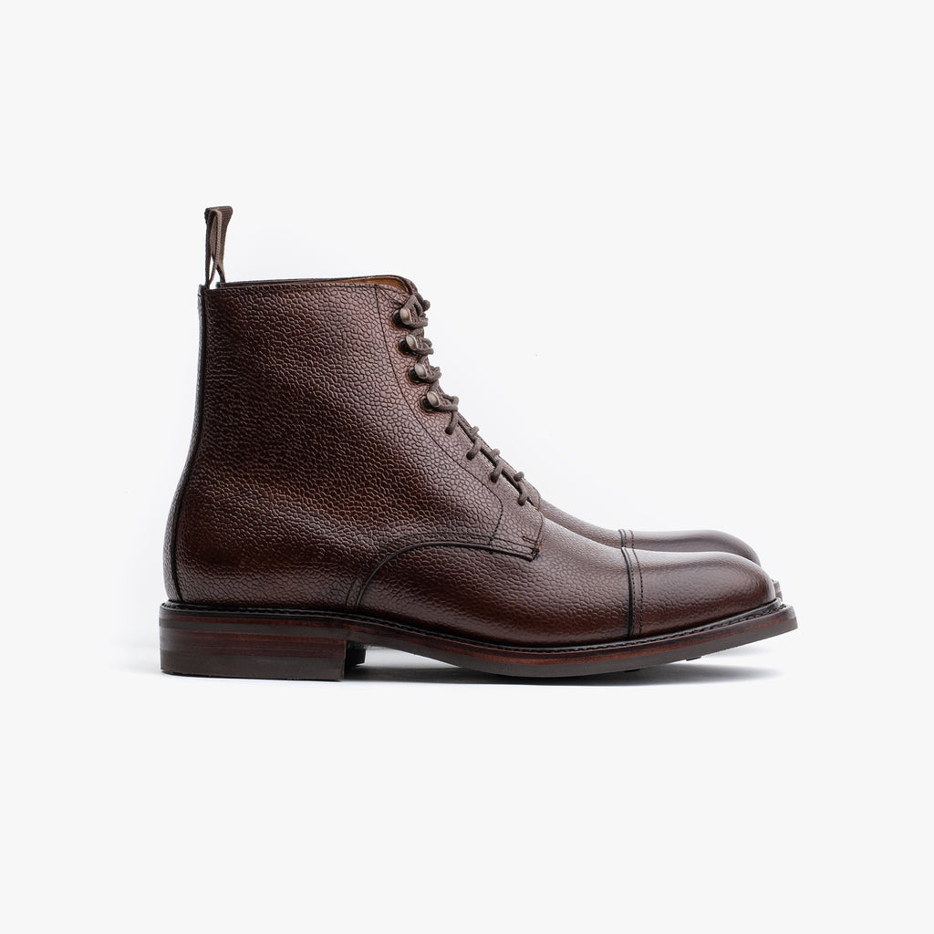 Country Boot in Brown Scotch Grain Caine Clothiers