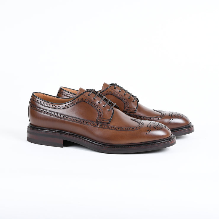 Carmina Longwing Derby 532 in Brown Vegano – Caine Clothiers