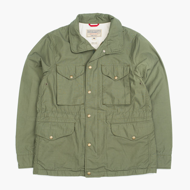 Field Jacket in Cotton - Olive – Caine Clothiers