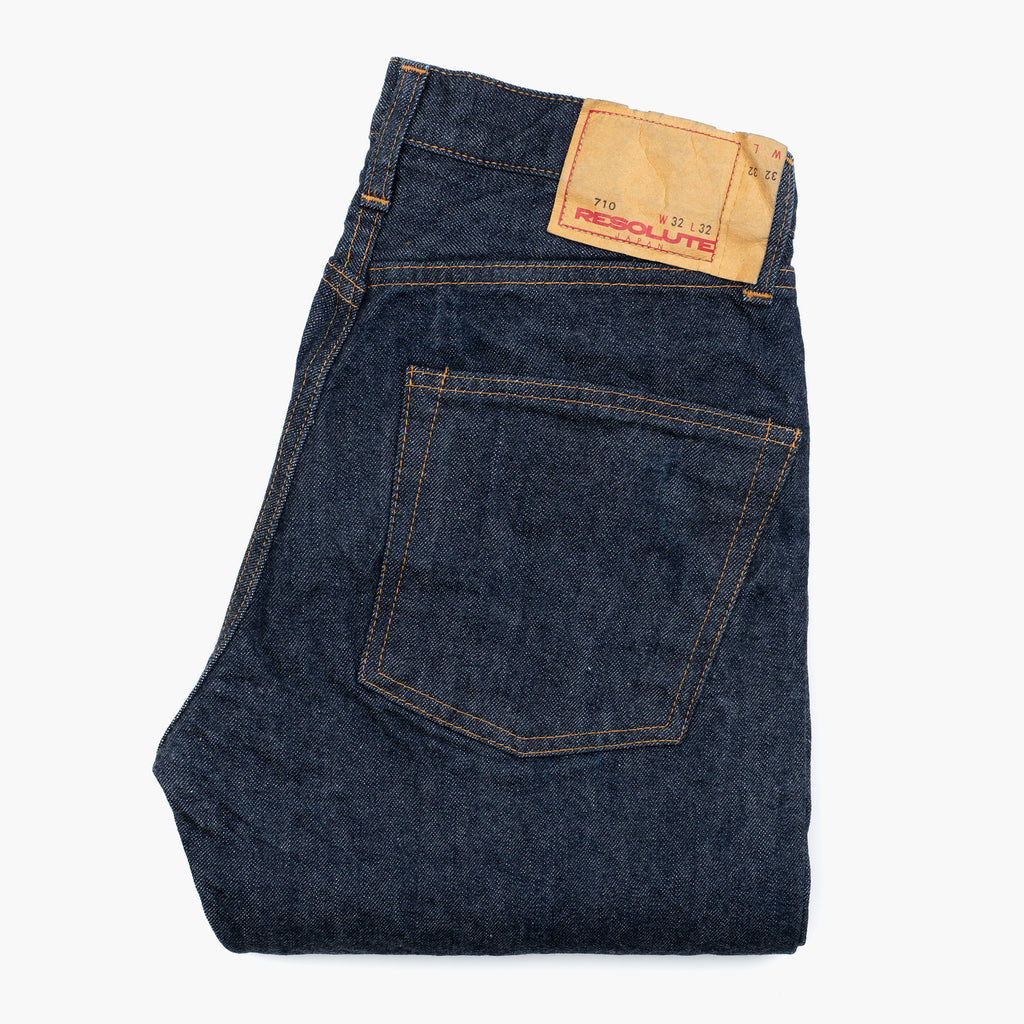 Resolute 710 - 14oz Indigo Selvedge Denim Jeans – Caine Clothiers